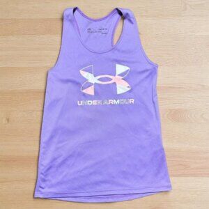Under Armour Youth HeatGear Tank Top Purple